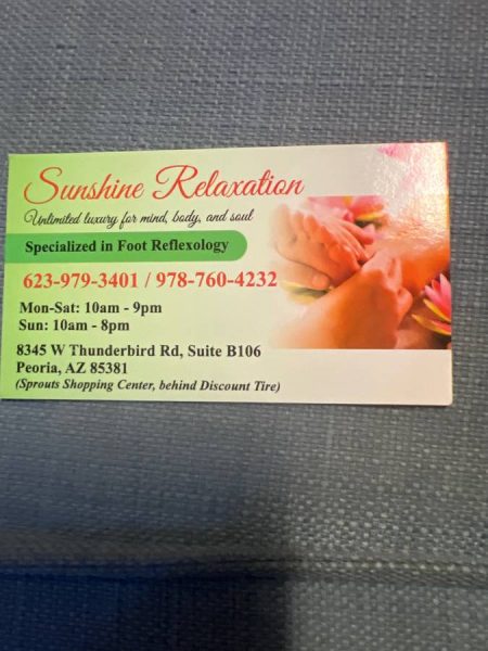 Massage/reflexology/foot massage/pain relief (83rd Ave and Thunderbird)