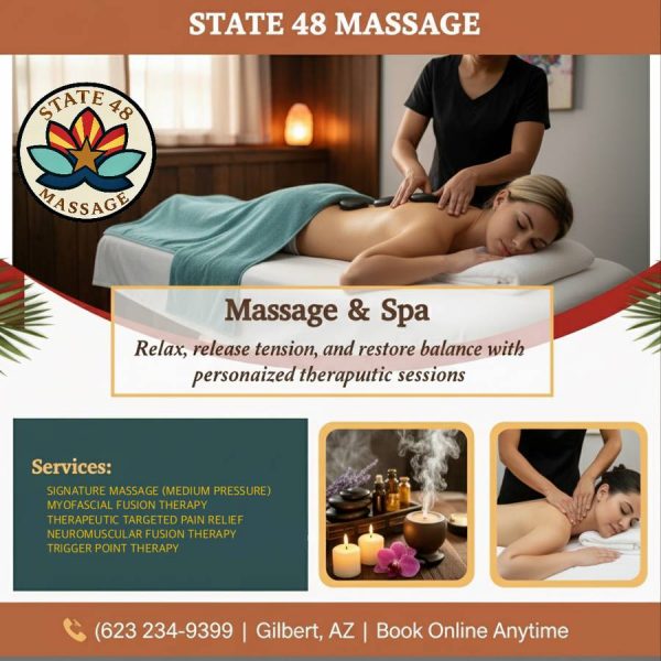 🌿 Full Body Relaxation Massage – Hip & Glute Relief (Gilbert)